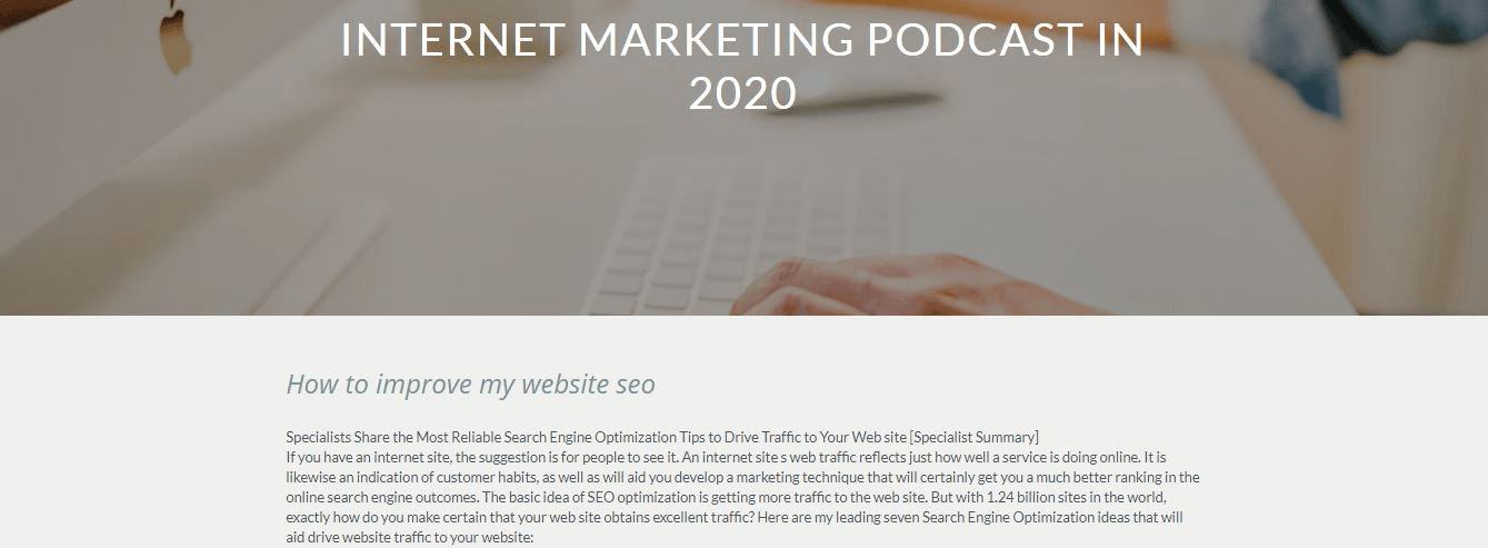 在部落格內容裡使用長尾關鍵字 在部落格內容裡使用長尾關鍵字